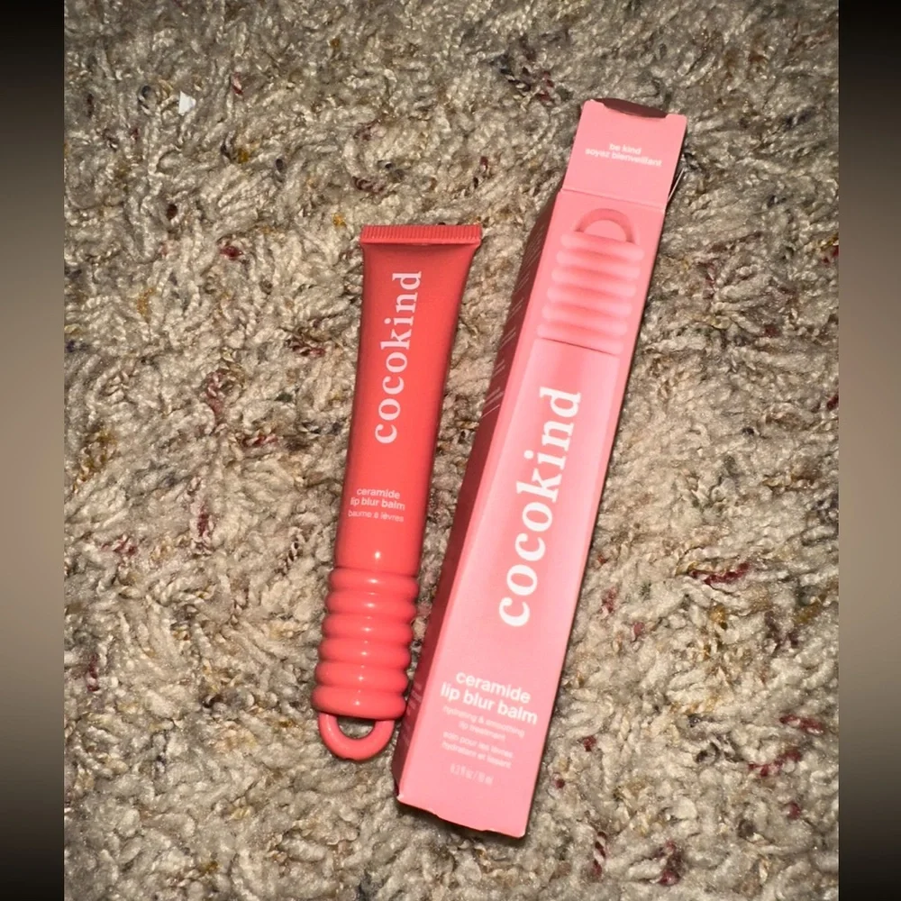 Cocokind lip balm 👄 🩷✨ ceramide lip blur balm